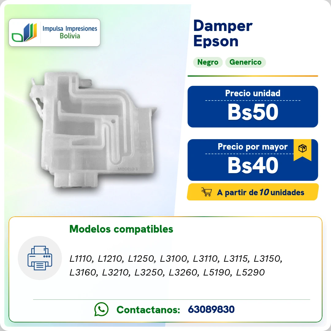 DAMPERS NEGRO L11XX-L52XX ficha generada