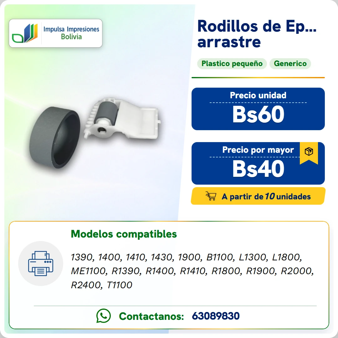 RODILLOS IMPRESORA FOTOGRAFICAS CON PLÁSTICO PEQUEÑO ficha generada