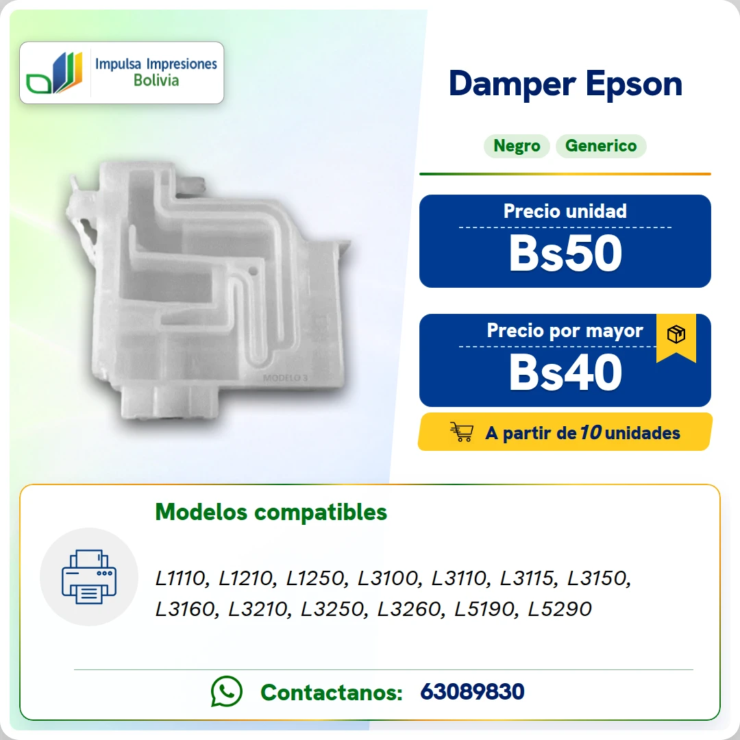 DAMPERS NEGRO L11XX-L52XX ficha generada