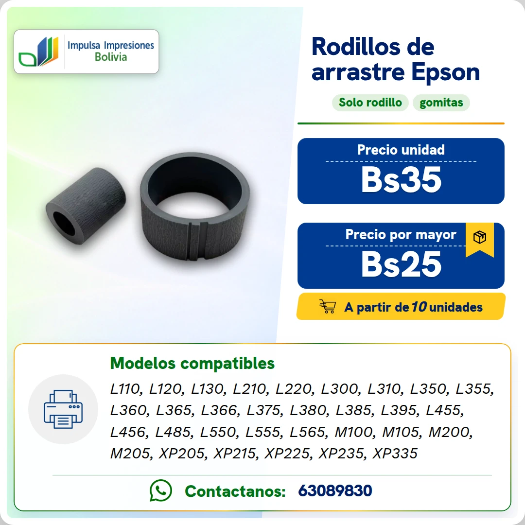 RODILLOS EPSON SERIES L3 DIGITOS ficha generada