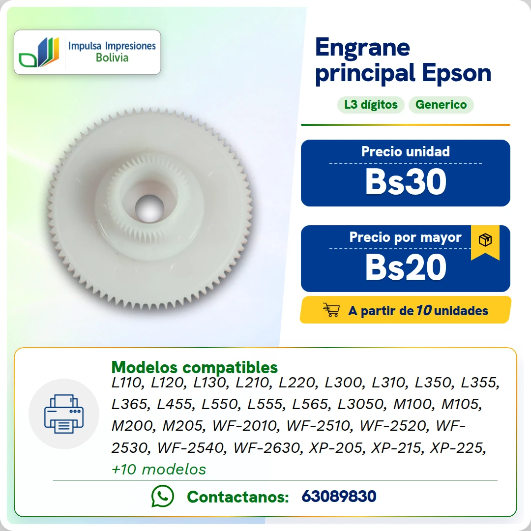 ENGRANES PRINCIPAL PAPEL EPSON L3 DIGITOS ficha generada