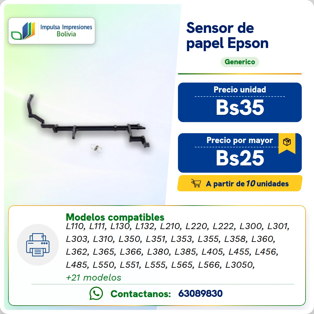ACTUADOR SENSOR DE PAPEL L3 DÍGITOS ficha generada