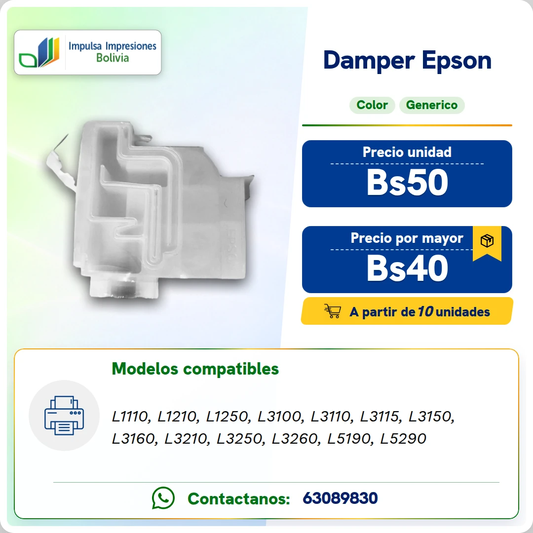DAMPERS COLOR L11XX-L52XX ficha generada
