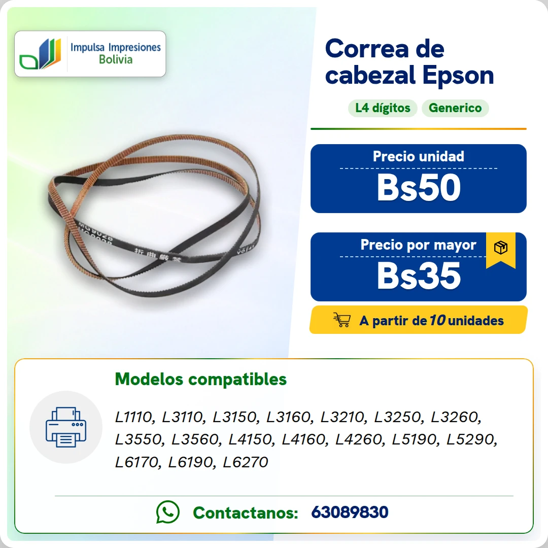 CORREA DE CABEZAL EPSON L1110-L6270 ficha generada