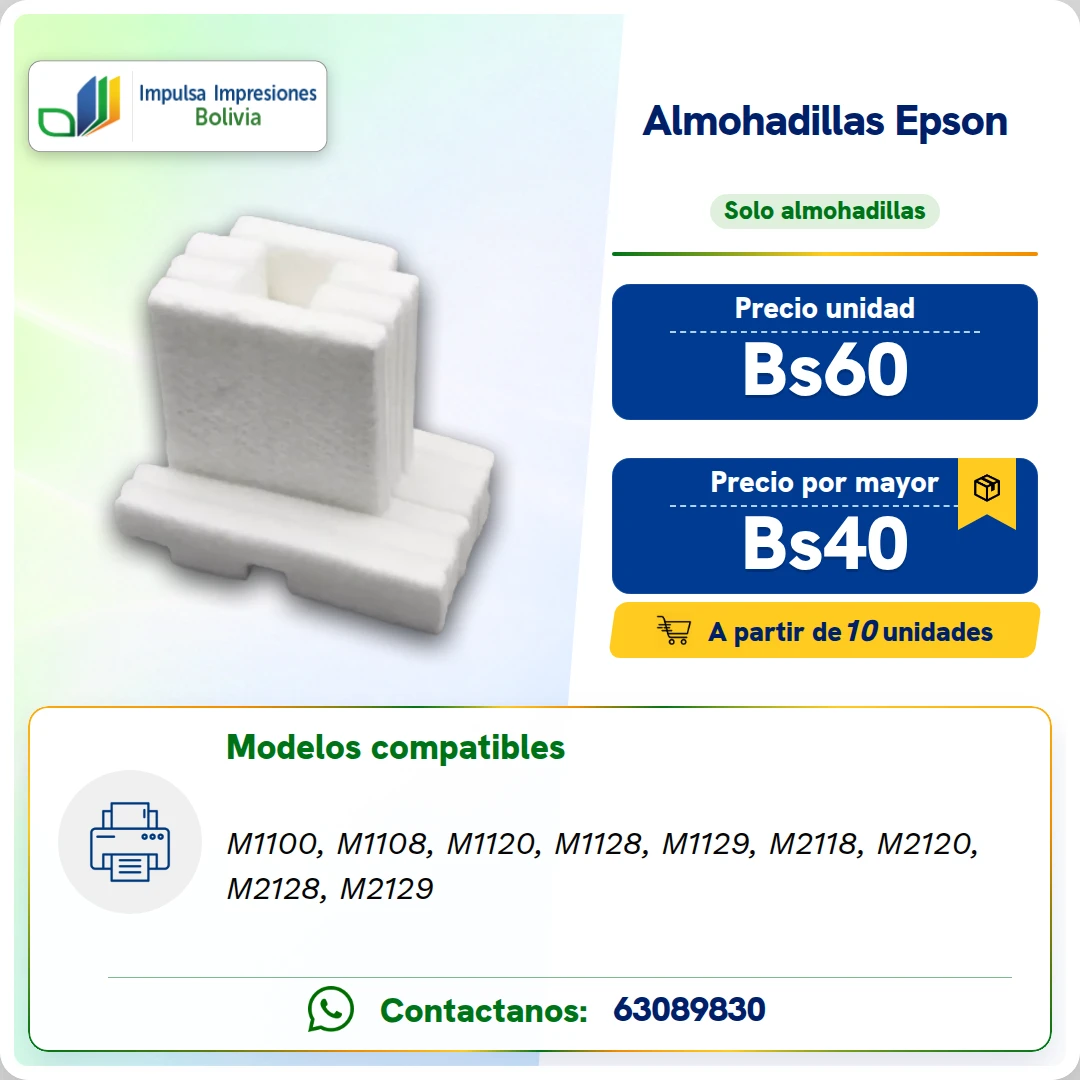ALMOHADILLAS EPSON SERIES M ficha generada