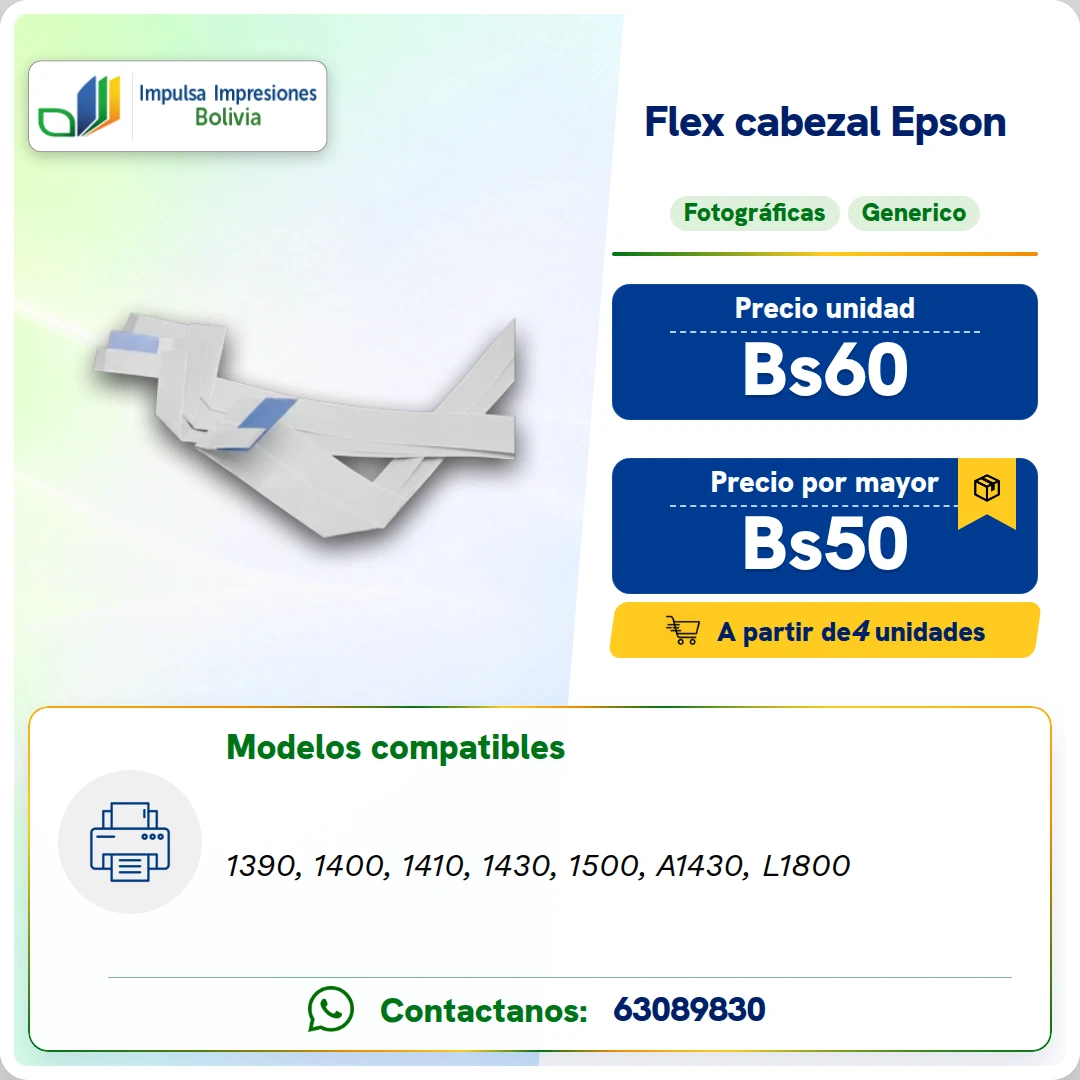 FLEX CABEZAL EPSON IMPRESORAS FOTOGRAFICAS ficha generada
