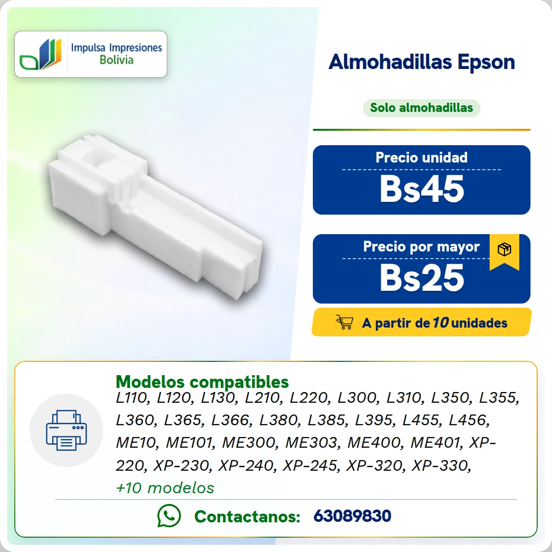 ALMOHADILLAS EPSON SERIES L3 DIGITOS (solo almohadilla) ficha generada